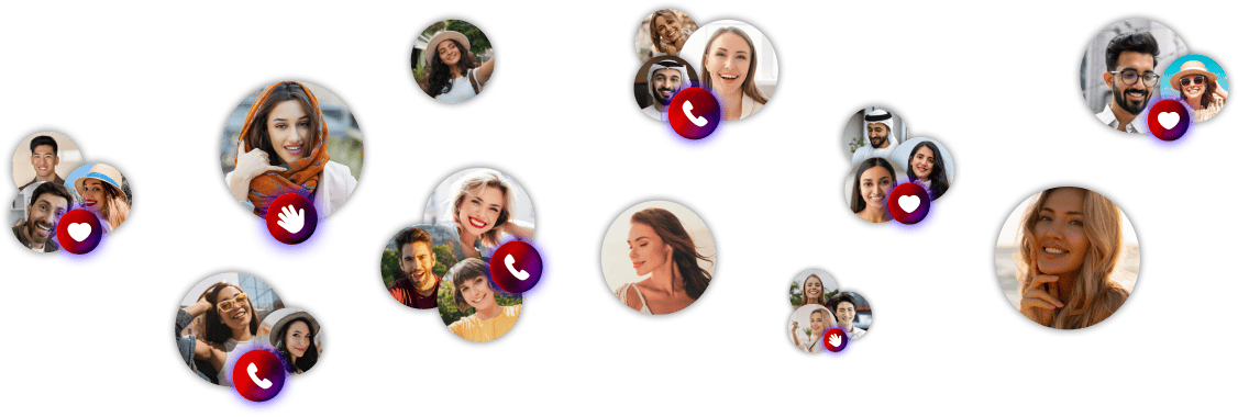 A collage of TekChat community members from Turkey and around the world